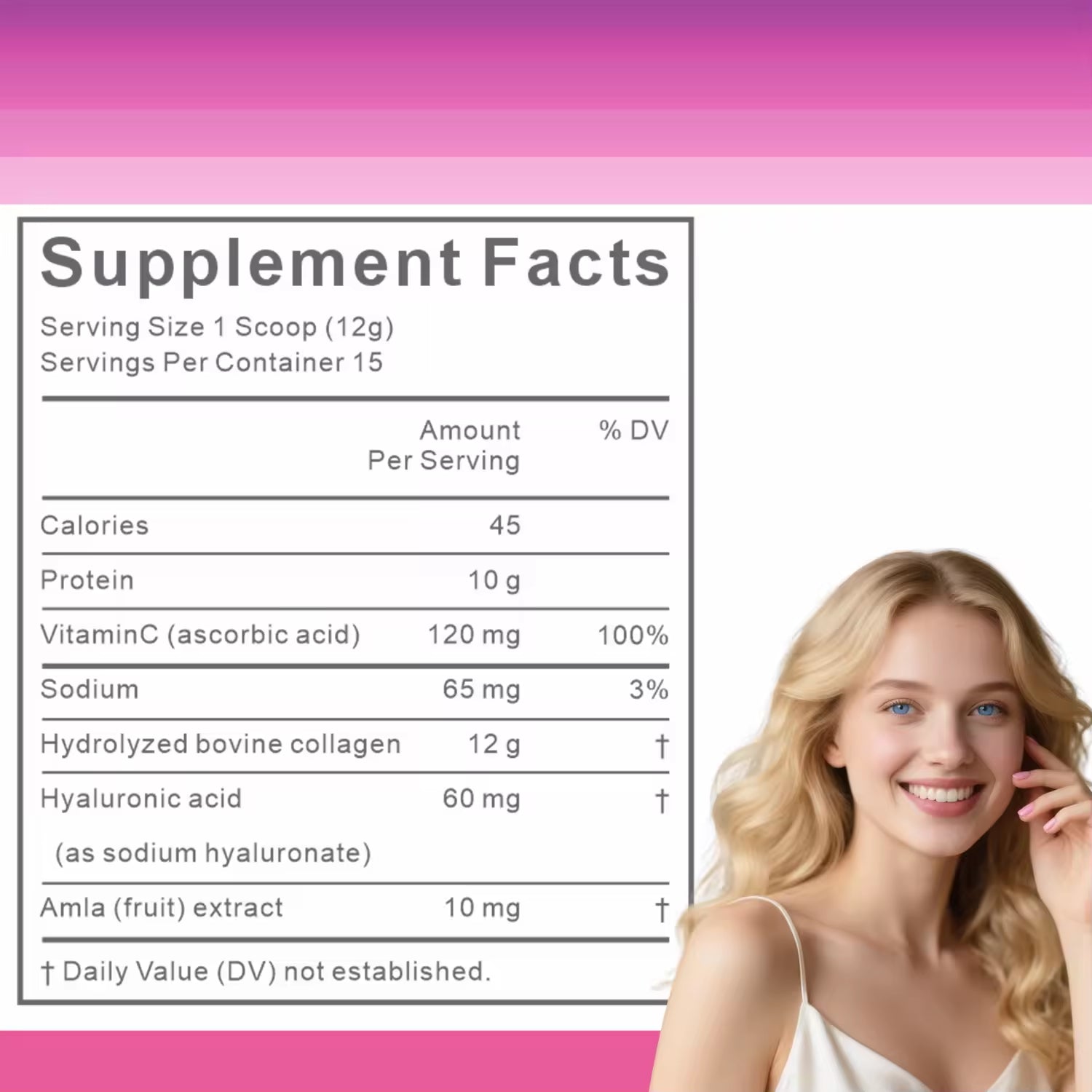 Super Collagen Powder – Type I & III with Vitamin C + Hyaluronic Acid